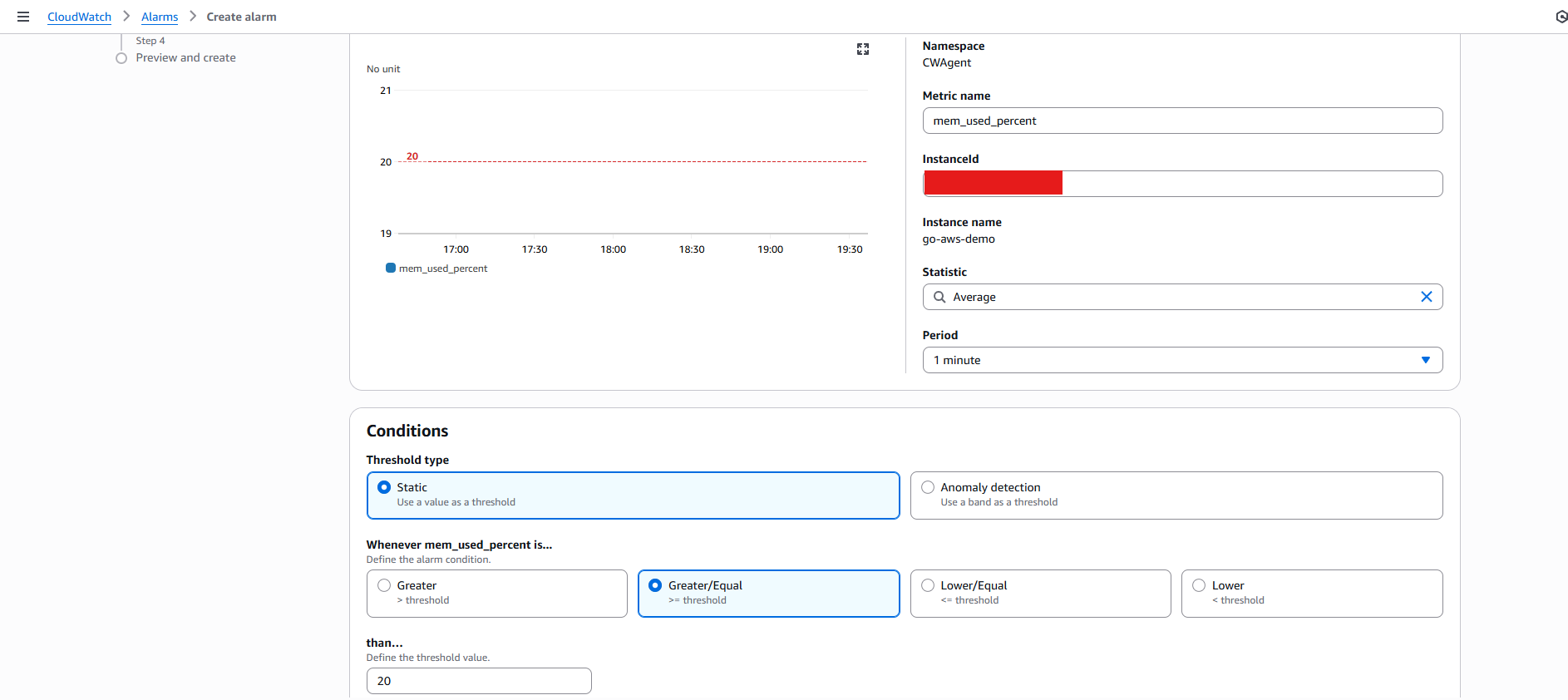 system-metric-condition